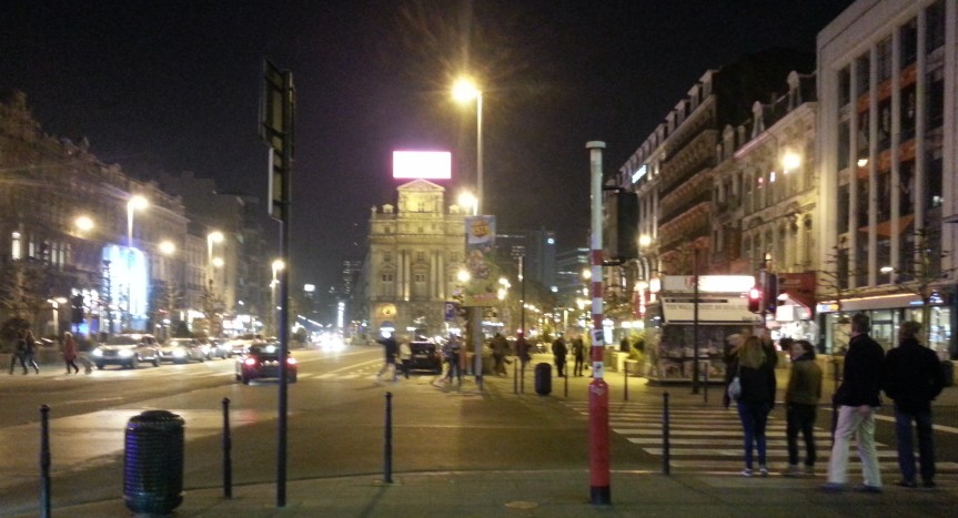 Bryssel by night